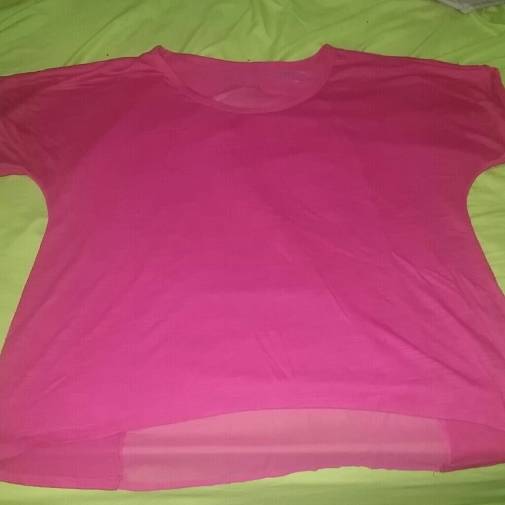Beautiful sheer-back shirt