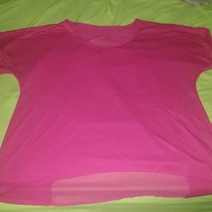 Beautiful sheer-back shirt