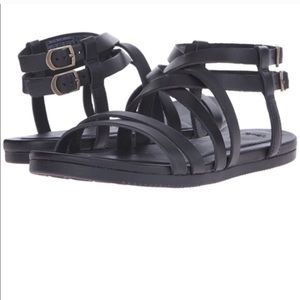 Black strappy Teva sandals