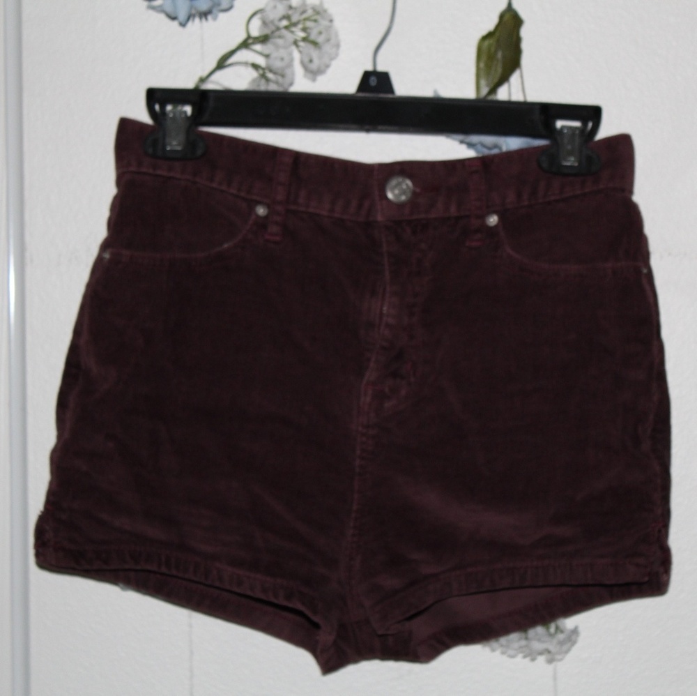 Corduroy shorts