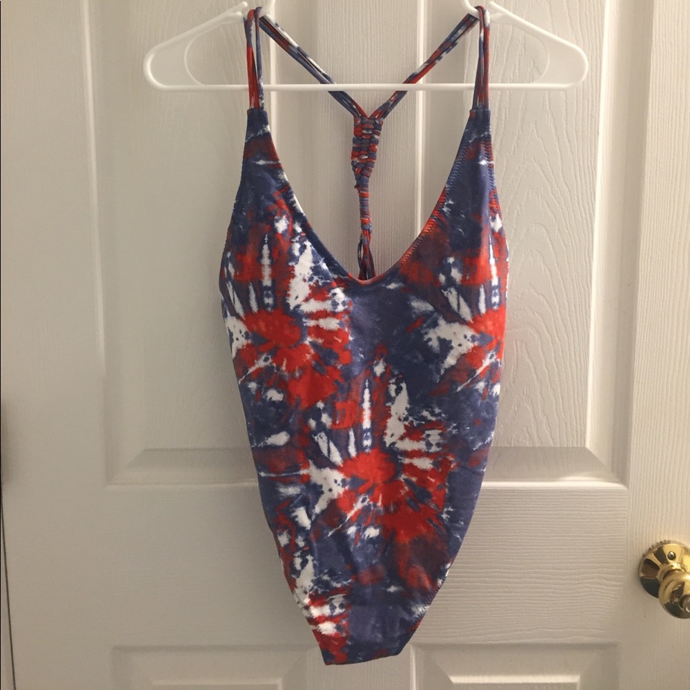 One piece Fourth of July suit