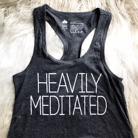 Peaceful Warrior Tops - Heavily Meditated Peaceful Warrior Active Tank