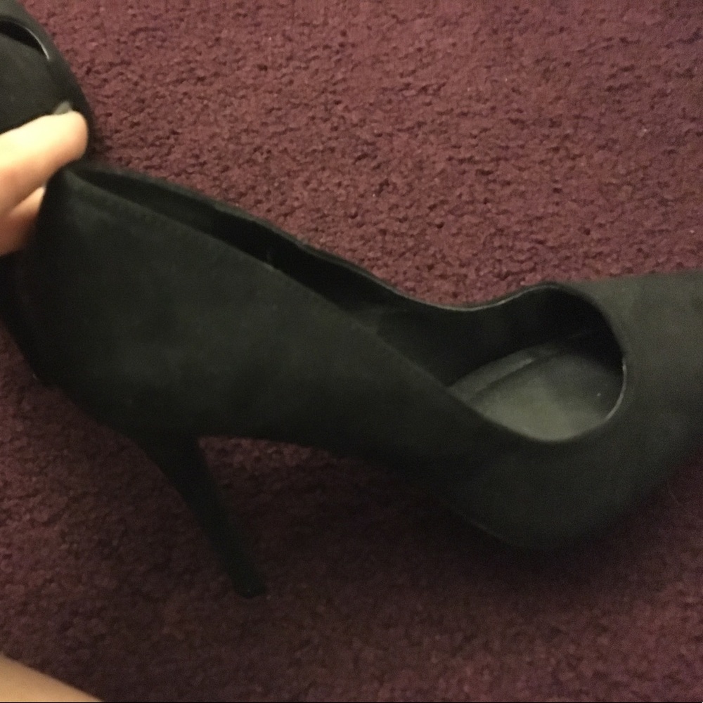 Black high heels