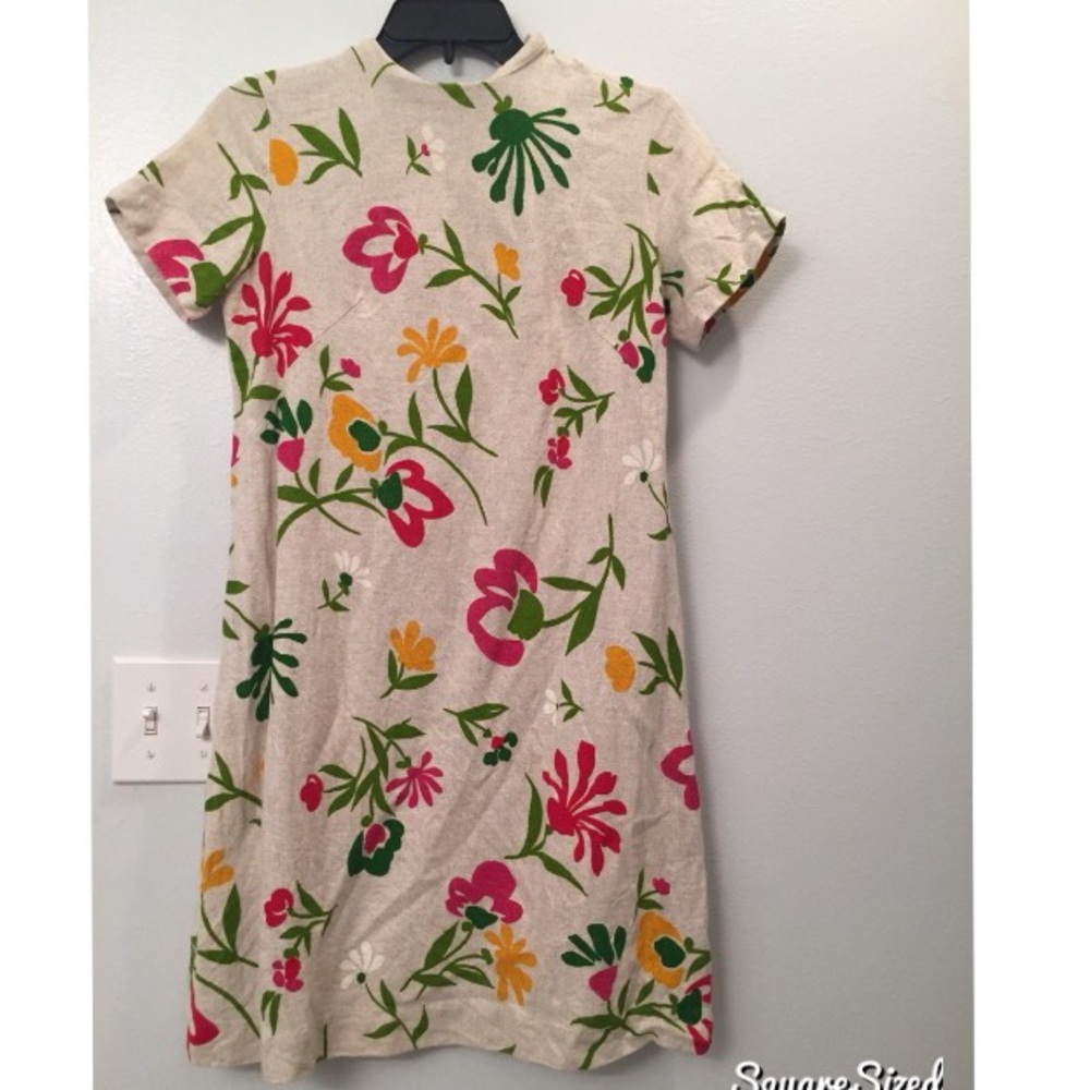 Floral Linen Dress