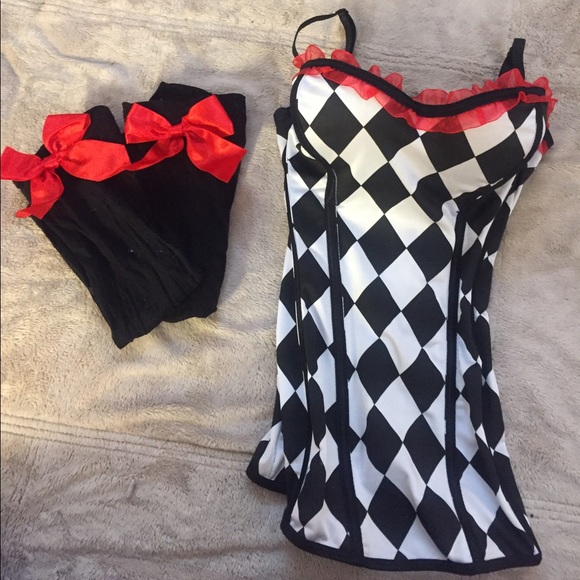 Corset comes with thigh highs 🎀🎀 - Picture 1 of 3