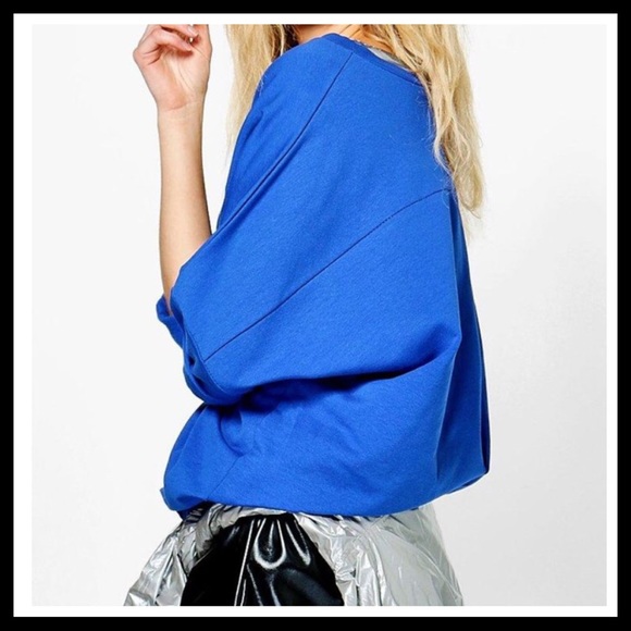 NWT✨Super Soft Mustard Italian Sweatshirt Tunic✨ - Picture 2 of 4