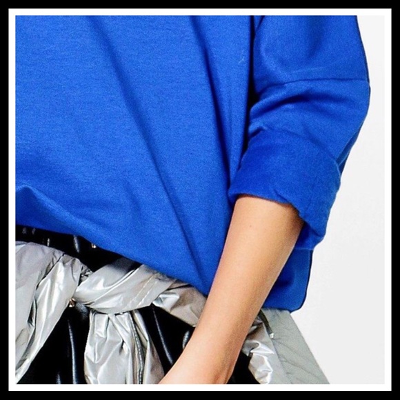 NWT✨Super Soft Mustard Italian Sweatshirt Tunic✨ - Picture 4 of 4