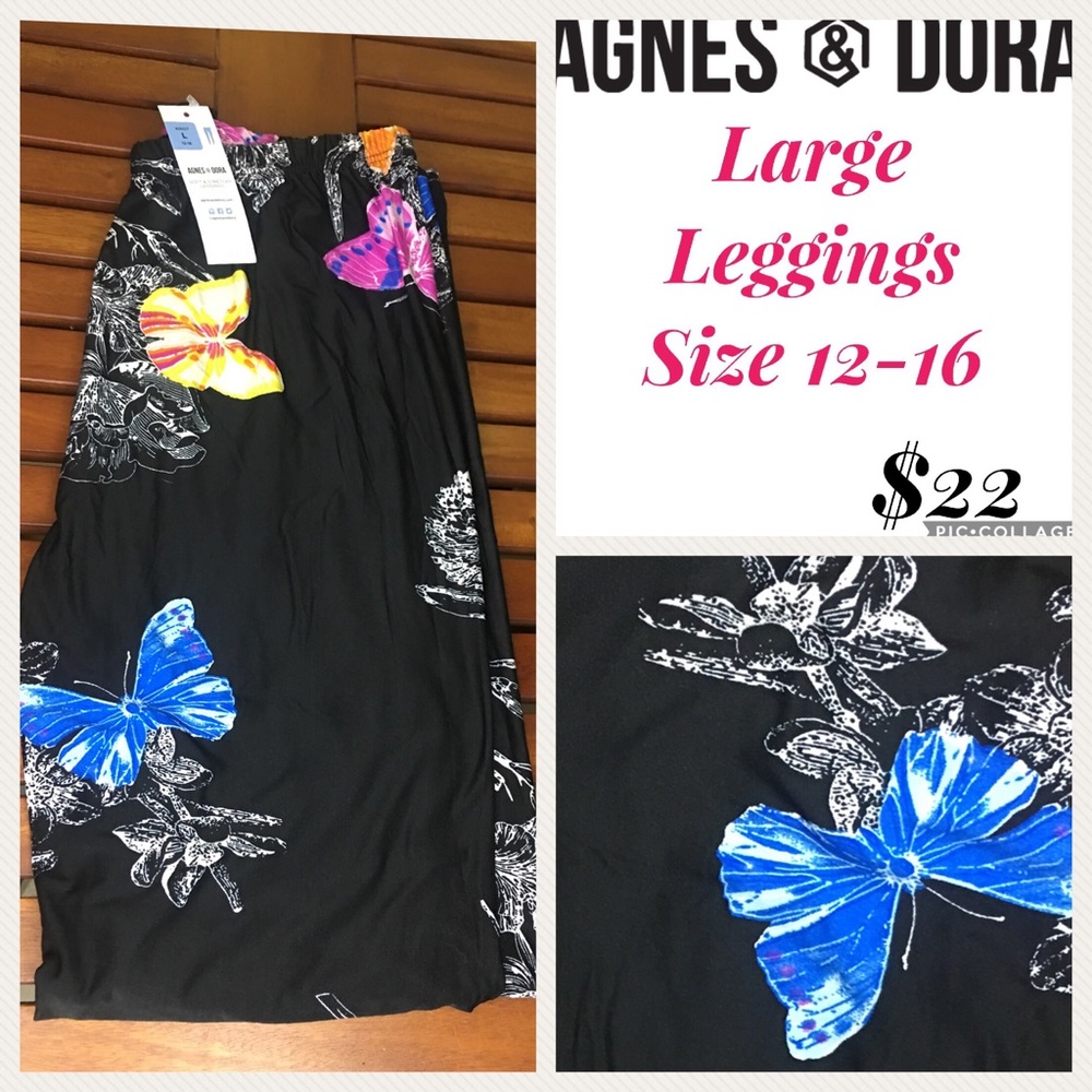 Agnes and Dora butterfly leggings