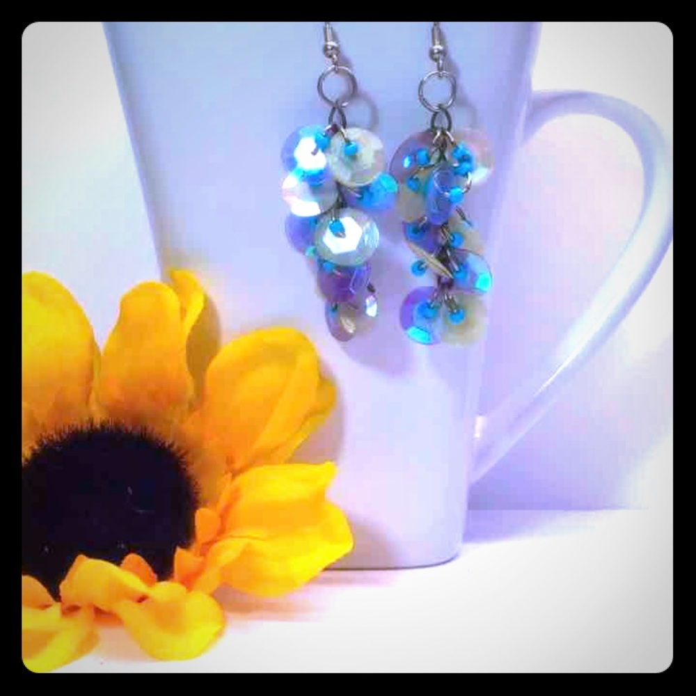 NEW Handcrafted Beaded Dangle Earrings