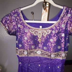 Indian Purple Salwar Kameez