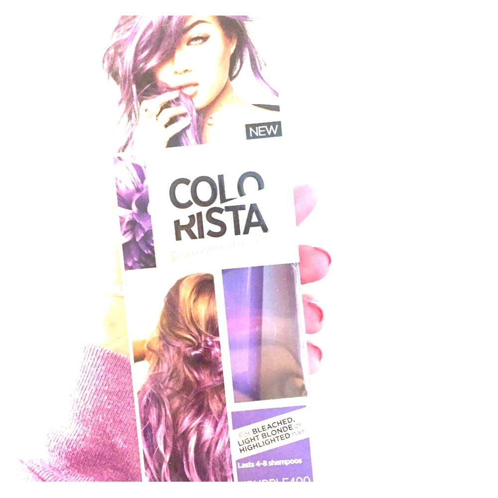 Purple hair dye