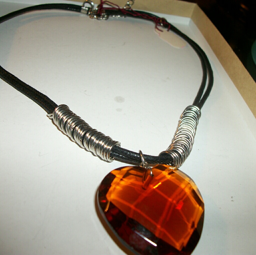 Beautiful Heart Shaped Necklace  New