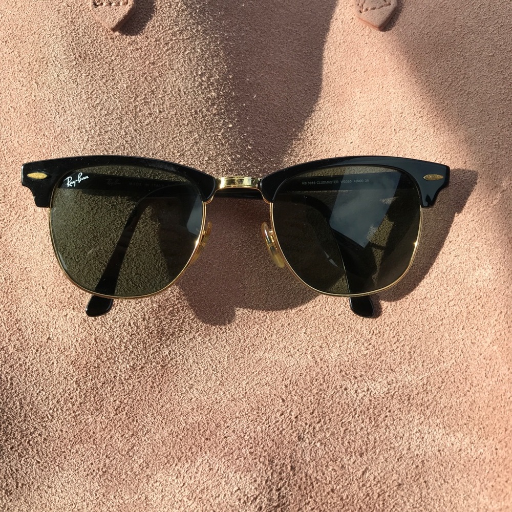 Rayban Clubmaster black sunglasses