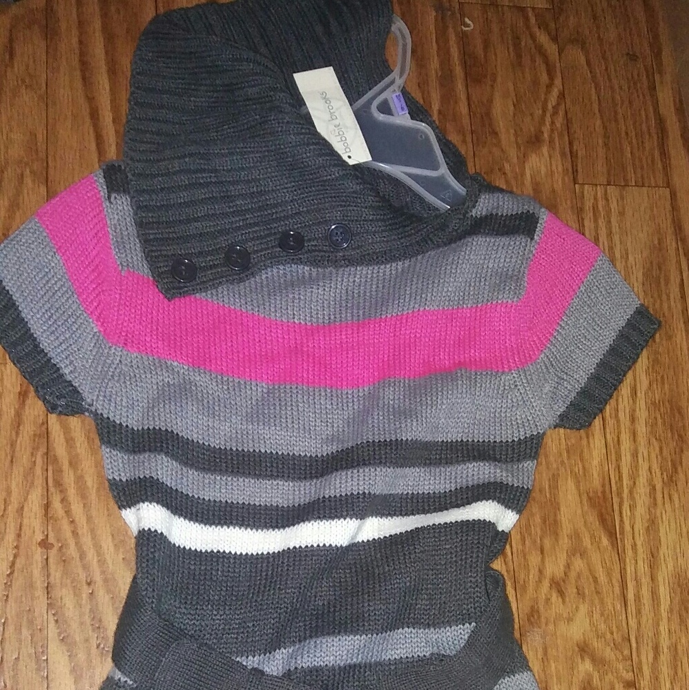Girls shirt sleeve sweater