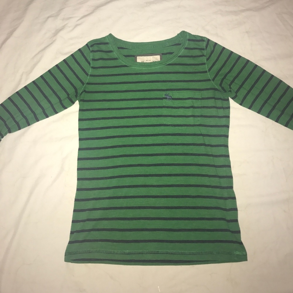 Abercrombie Striped Pocket Tee