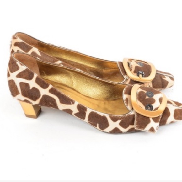 Prada Leopard Pony Hair Pumps - Picture 4 of 8