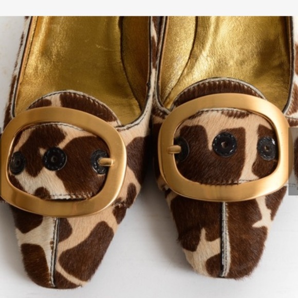 Prada Leopard Pony Hair Pumps - Picture 5 of 8