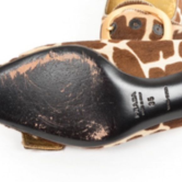 Prada Leopard Pony Hair Pumps - Picture 7 of 8