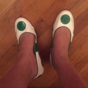 Cute polka dot flats