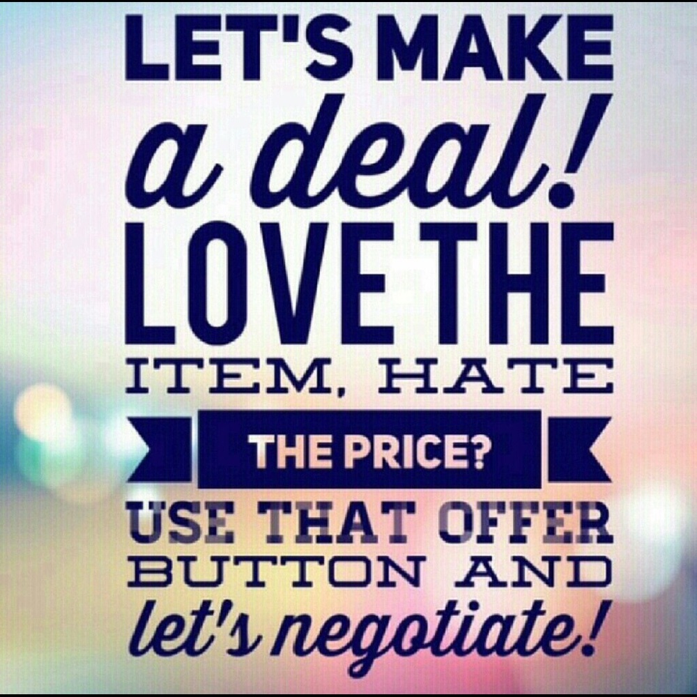 Make me an offer!