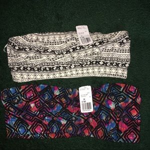 Forever 21+ Bandeau tops 2X and 3X