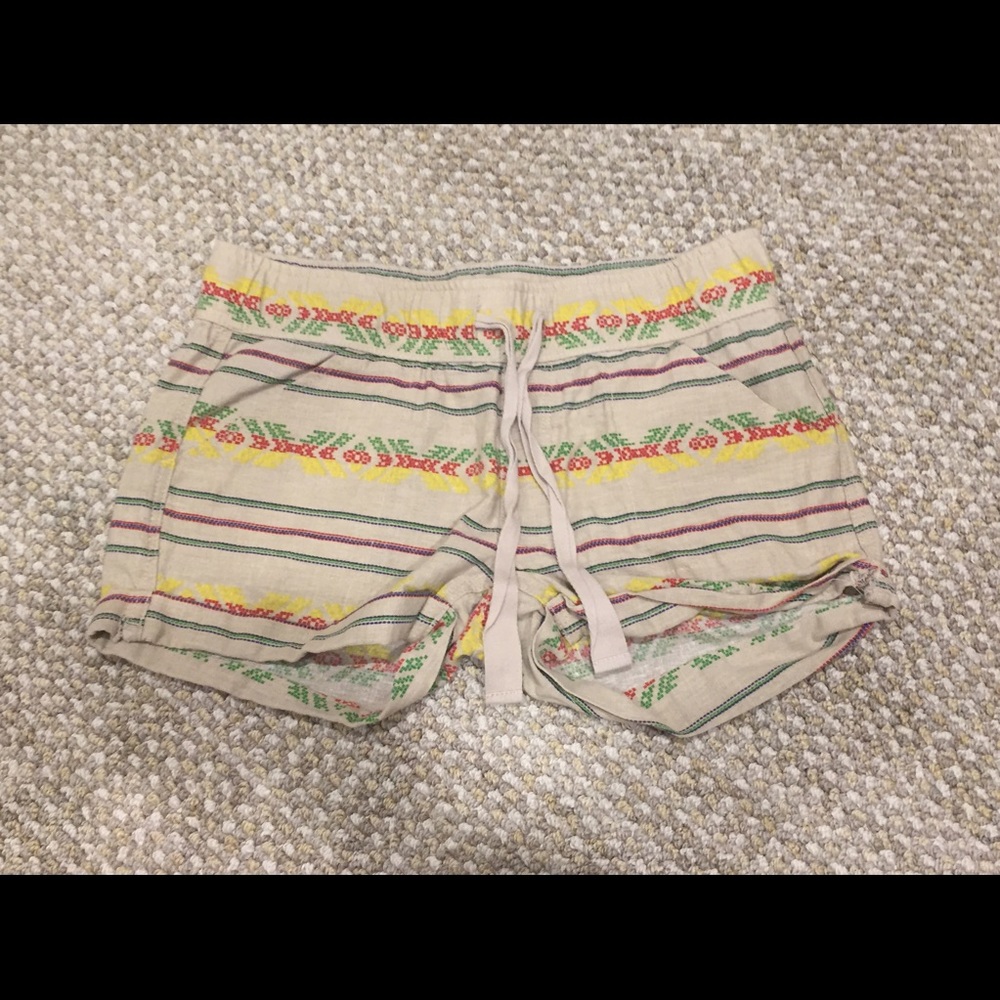 Tribal print shorts