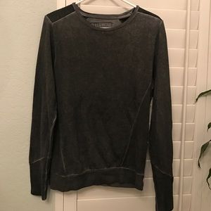 Pull&Bear dark gray crewneck sweater