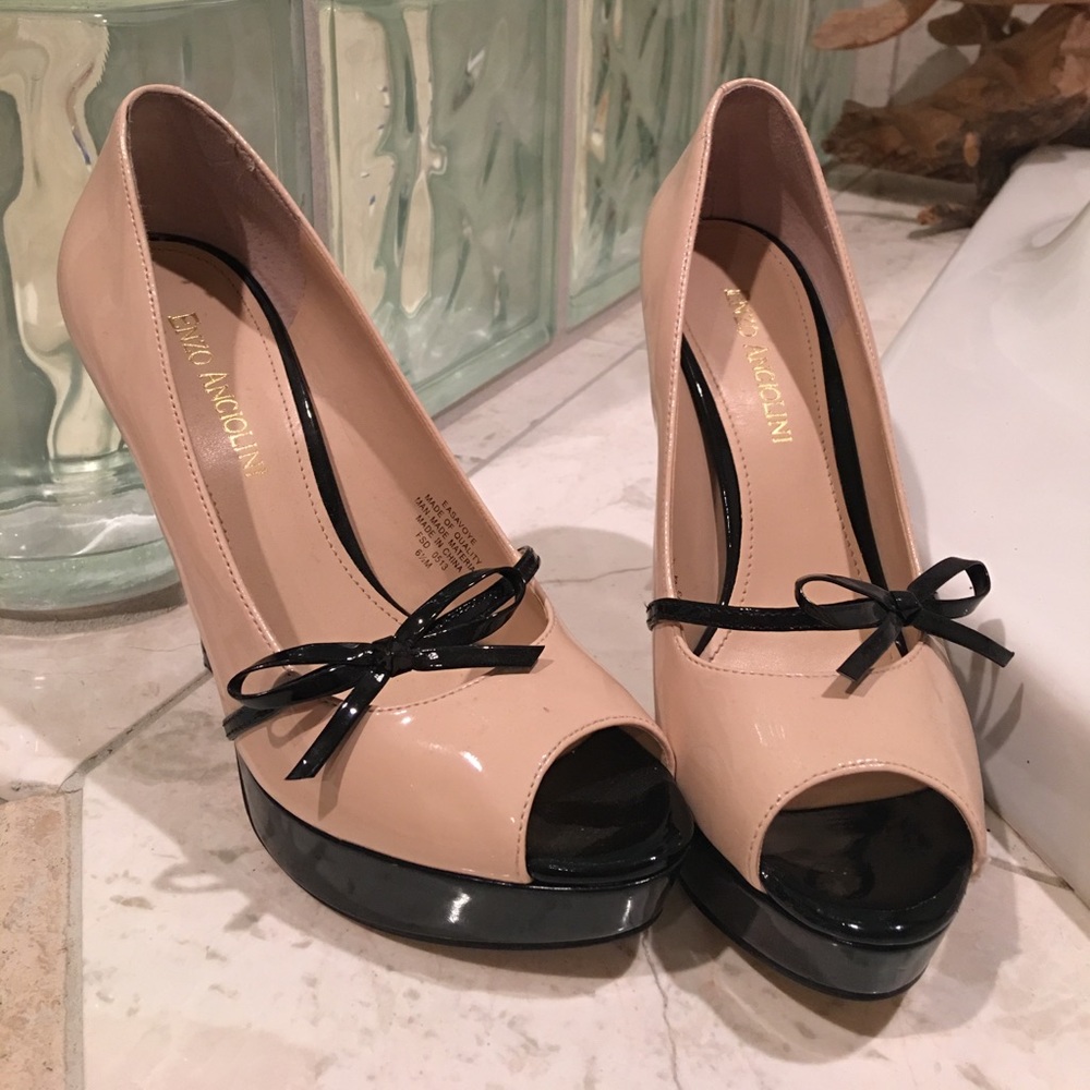 Enzo Angiolini Savoye Peep Toe Heels