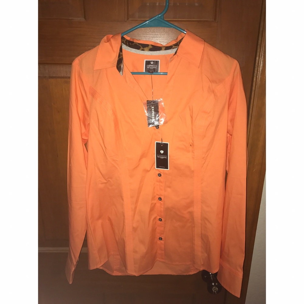 Express button up portfolio shirt