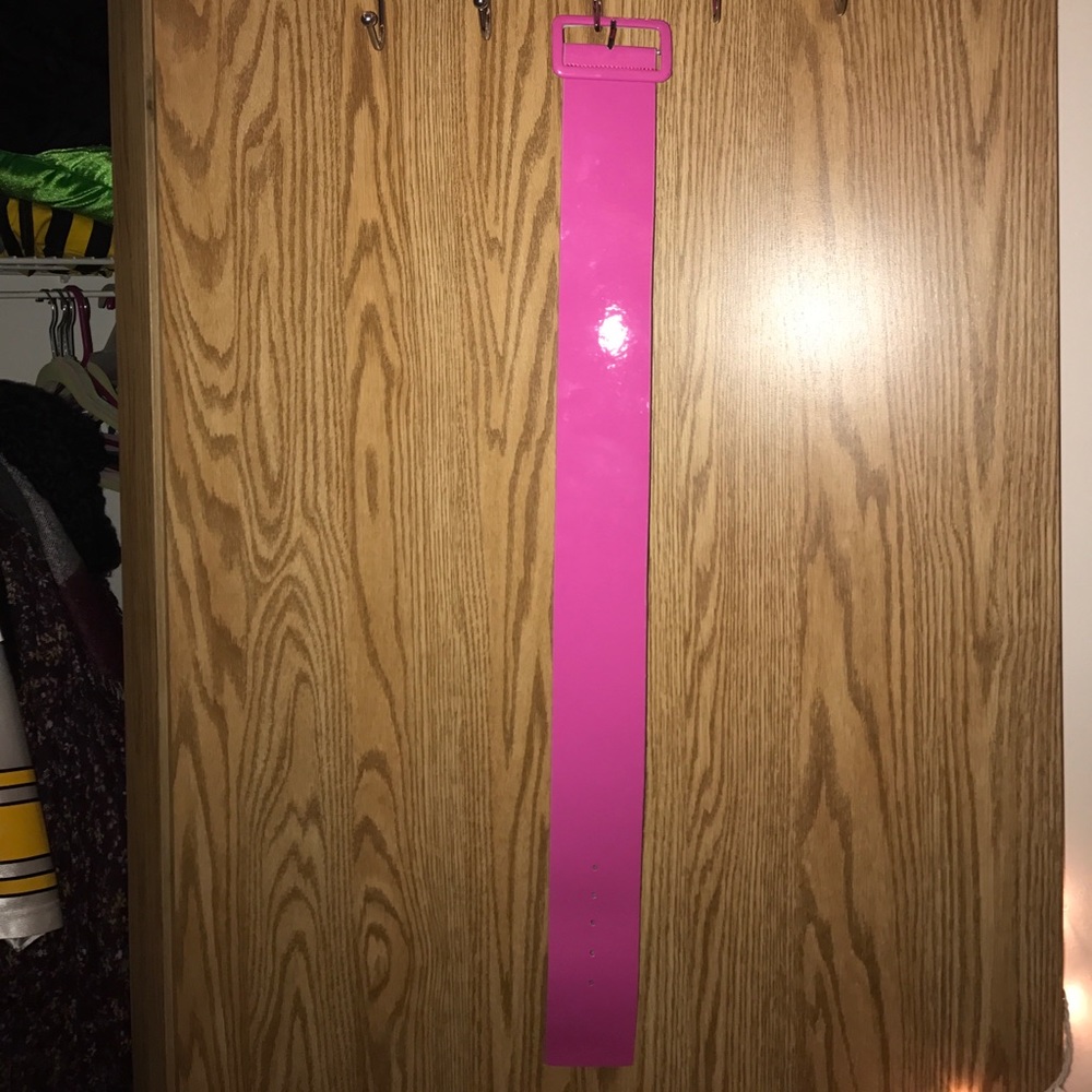Hot pink belt