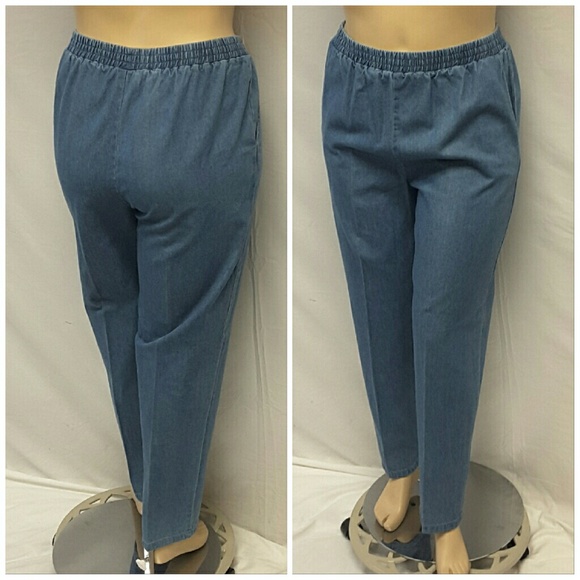 SAINT GERMAIN PARIS, Pull-on Denim Jeans, size XL - Picture 5 of 8