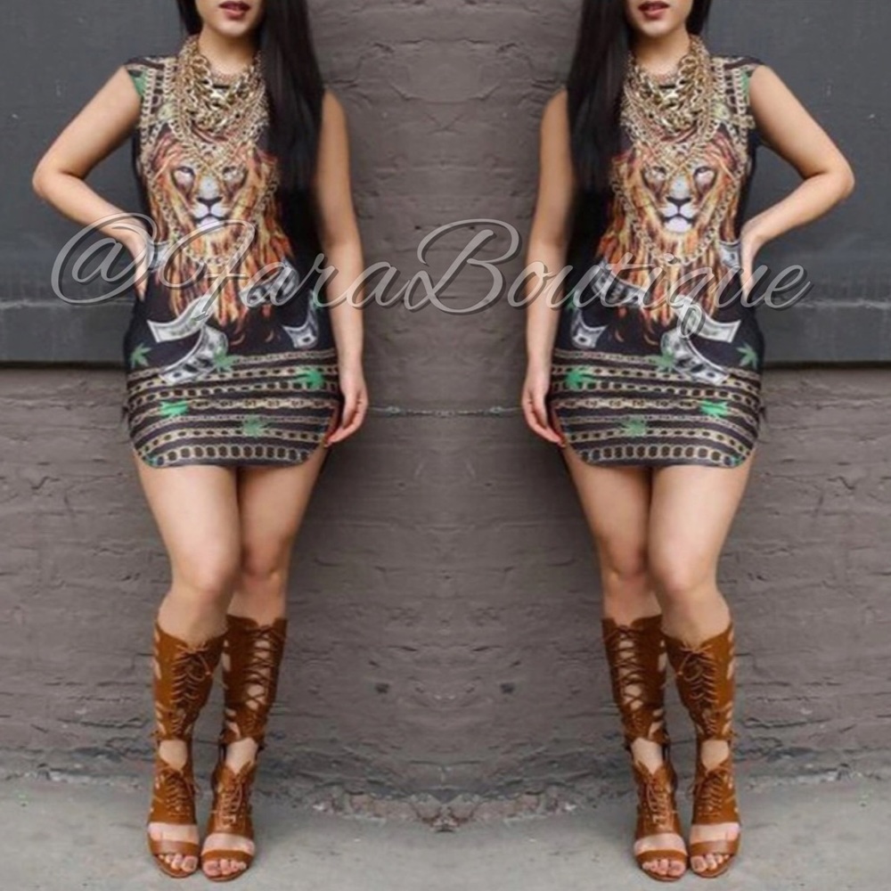 🛍Slim Fitting Boho Mini Dress