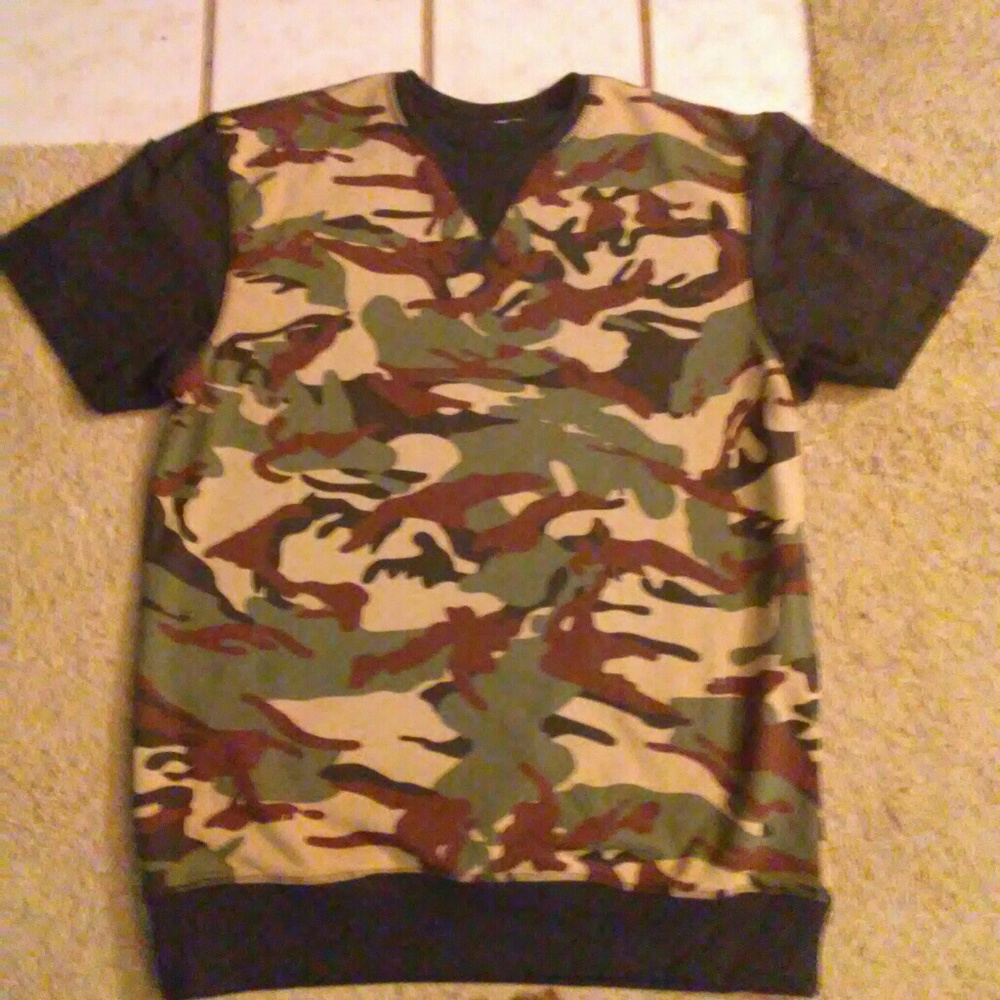 Camouflage khaki shirt