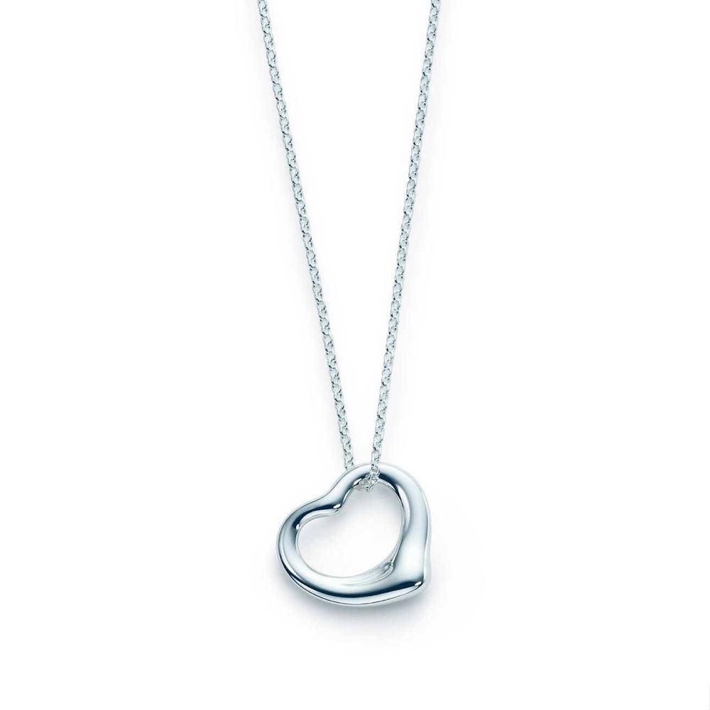 TIFFANY & CO Elsa Peretti Open Heart Necklace