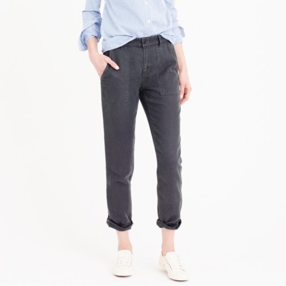 J Crew Women's Petite Weekend Pants, Ivory