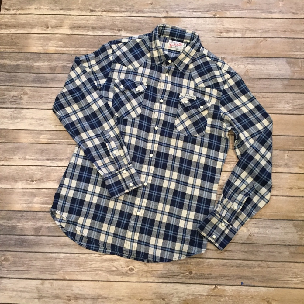 True Religion Men's Flannel SZ L