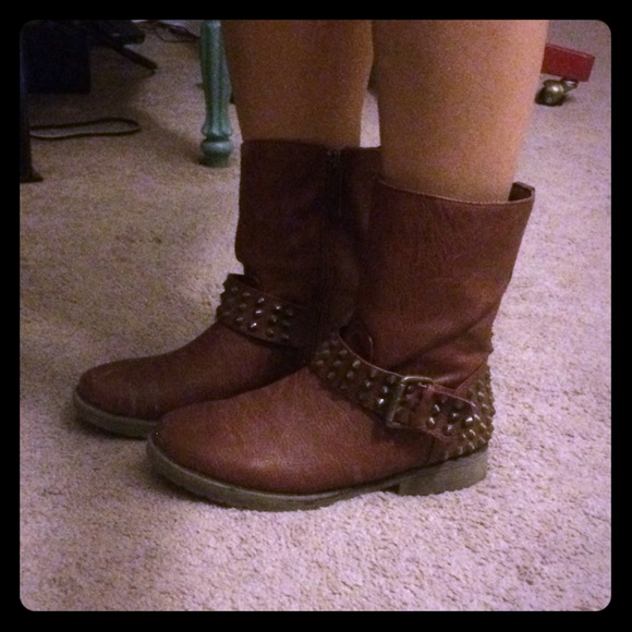Studded Ankle Boots - Picture 4 of 5
