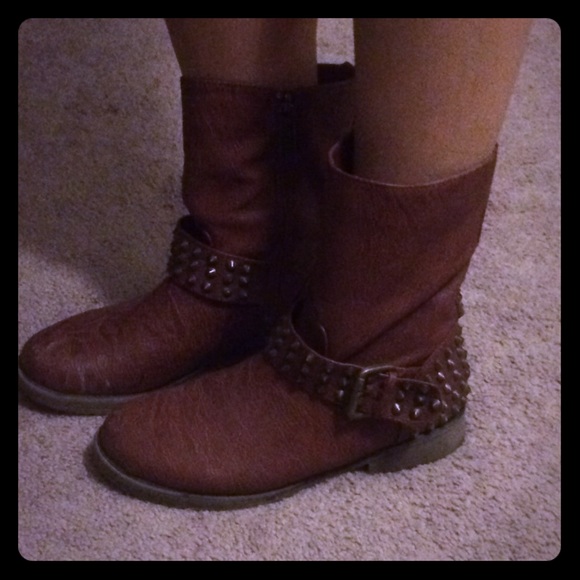 Studded Ankle Boots - Picture 5 of 5