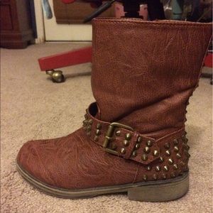 Studded Ankle Boots