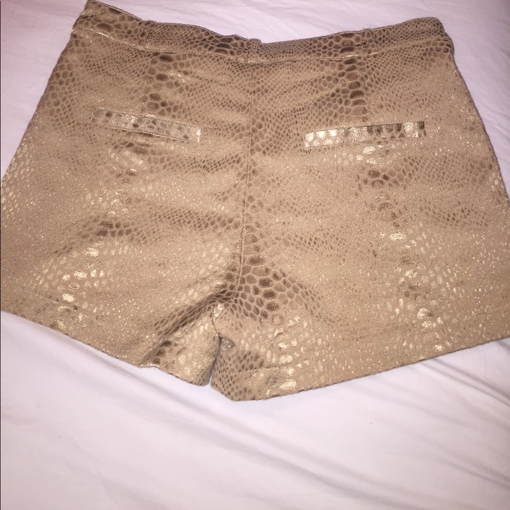 Gold Python Shorts - image 3