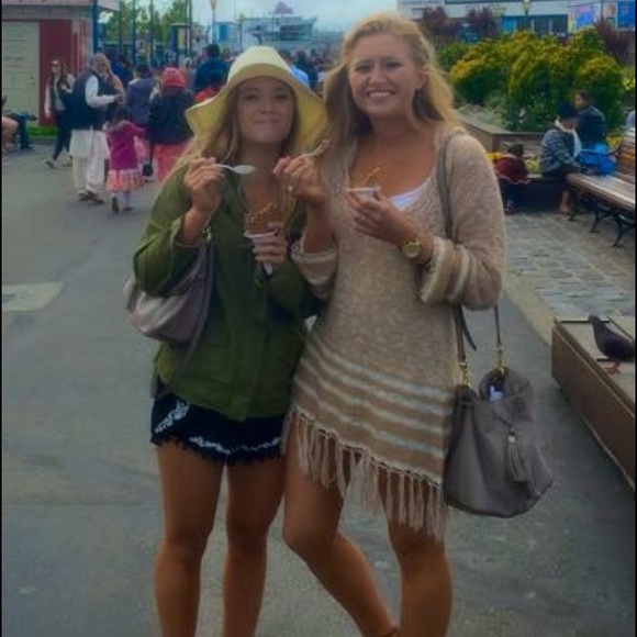 Francesca's Black shorts with Pom Poms - Picture 3 of 3