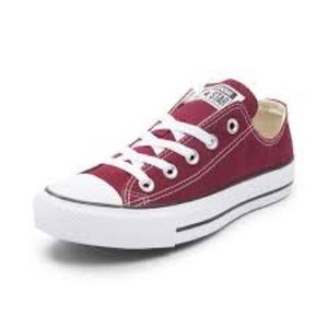 Maroon Lo-Top Converse