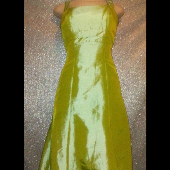 B2 Dresses B2 Lime Green Evening Gown Poshmark