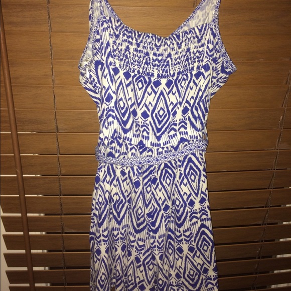 Tribal Print, Blue Romper - Picture 4 of 4
