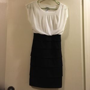 Cute black and white dress