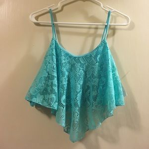 NWT lace crop top