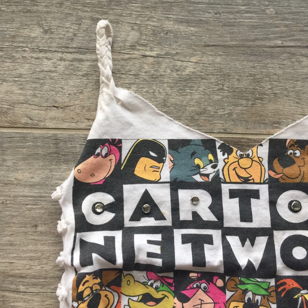 Cartoon Network Reworked/Recycled Tank Size Small - Picture 3 of 5