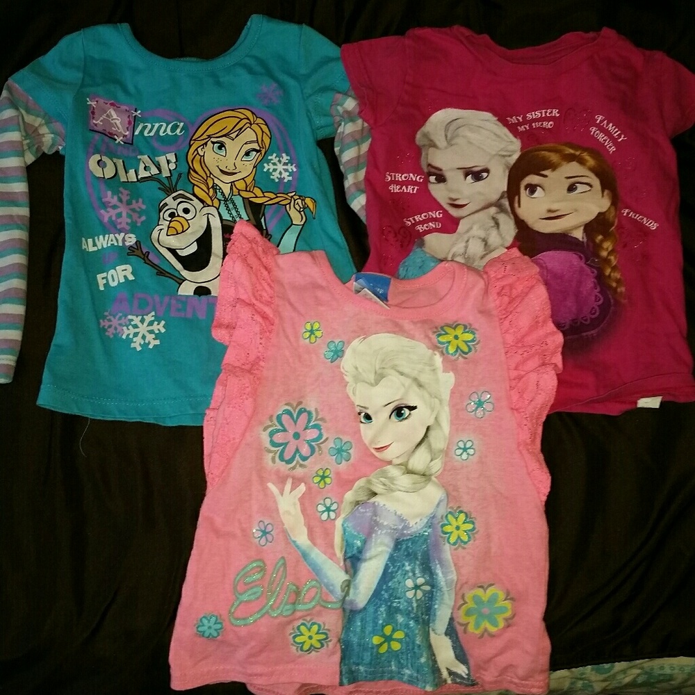 Girls 2-3t frozen tops
