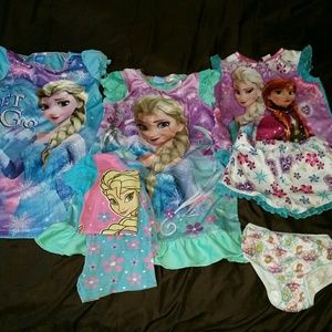 Frozen girls pj lot