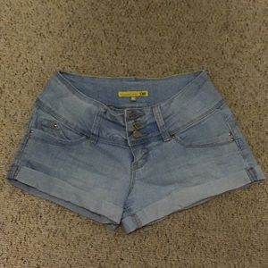 YMI light jean shorts